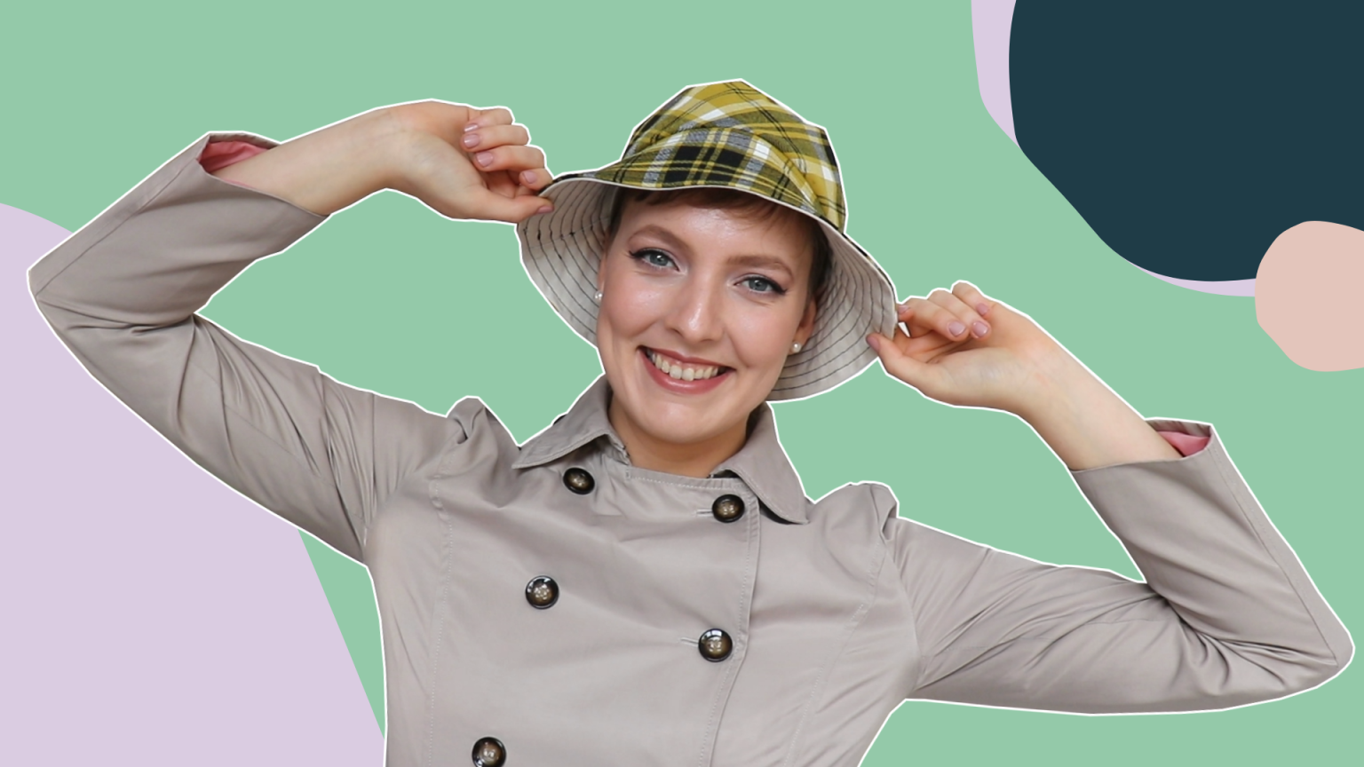 Anleitung Bucket Hat aus Stoffresten nähen (+ gratis Schnittmuster