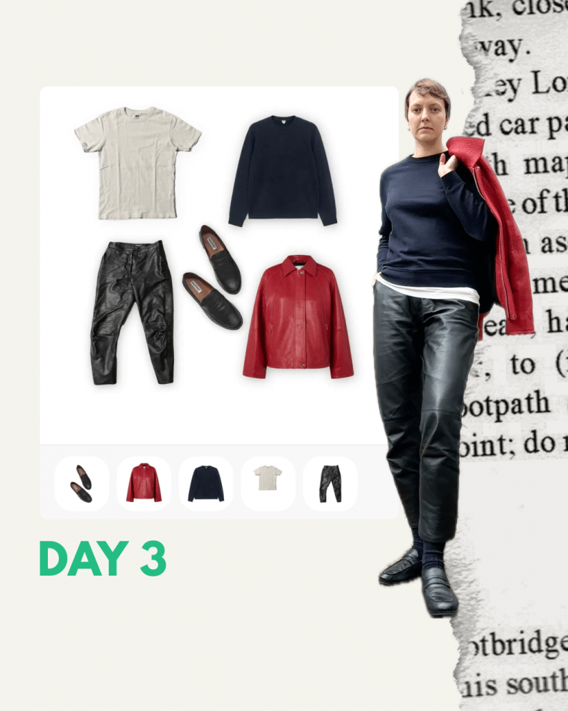 Woche vier mit der Capsule Wardrobe: Outfit Tag 3