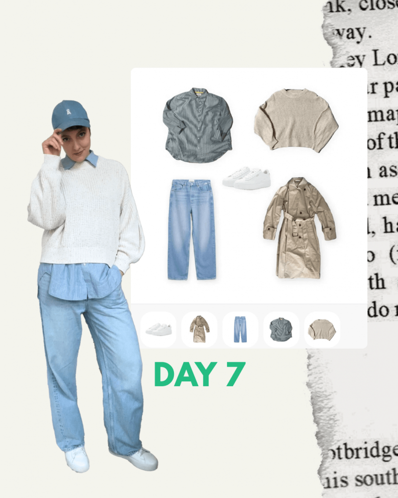 Woche vier mit der Capsule Wardrobe: Outfit Tag 7